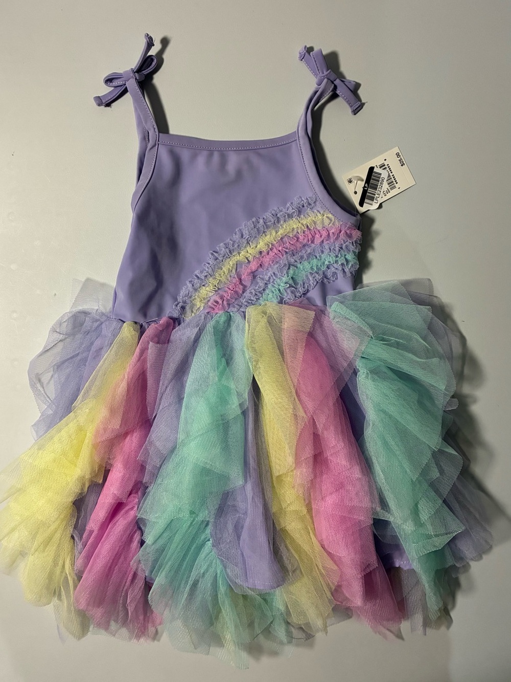 Audrey Camille Pastel Rainbow Tulle Party Dress